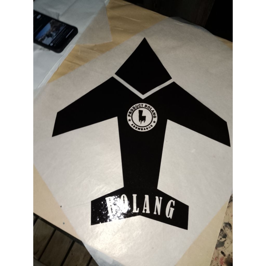 kertas layangan sablon 1 warna motif sukhoi