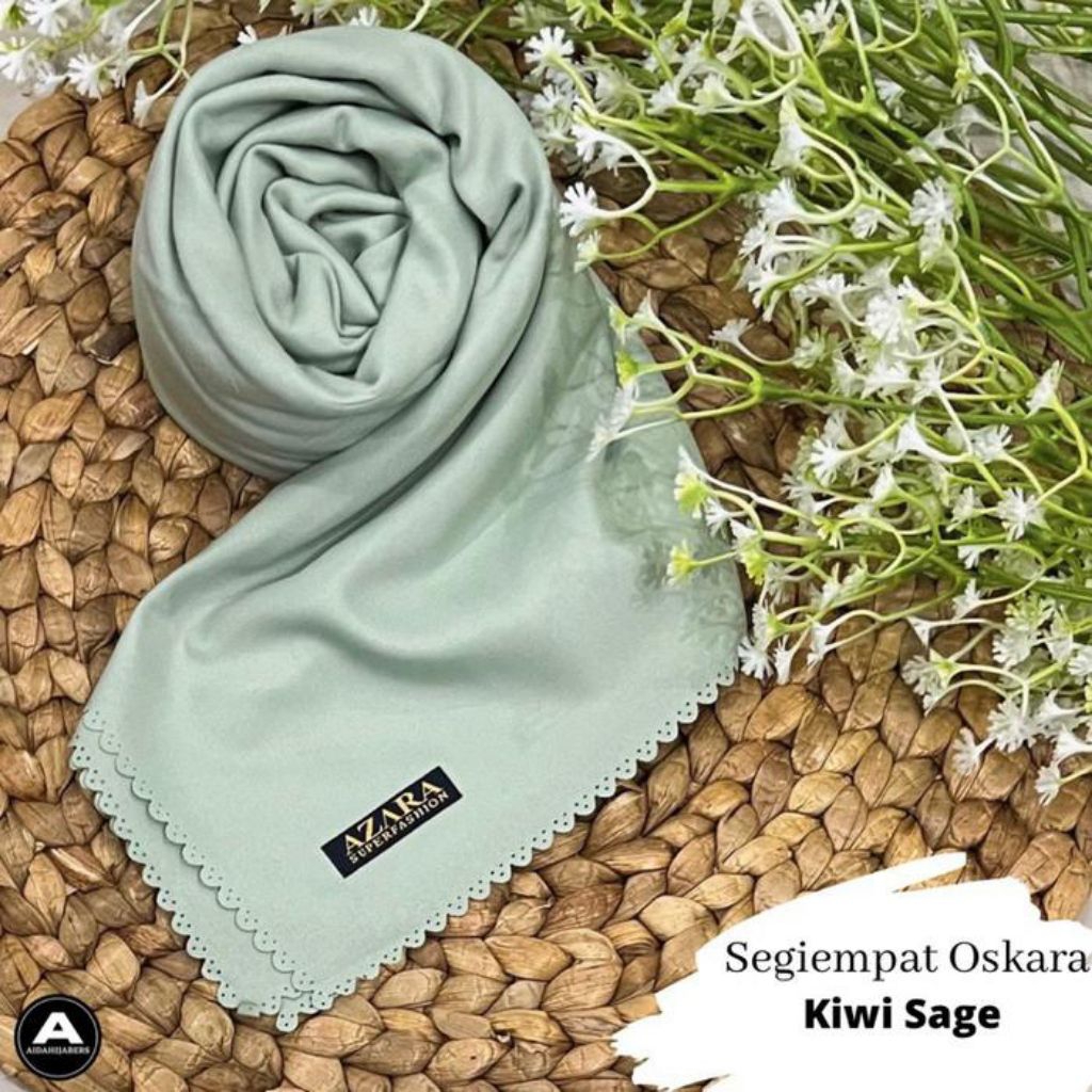 HIJAB SEGI EMPAT OSCARA SYARi BY AZARA(130x130) /KERUDUNG SEGI EMPAT SYARI hijab Nyaman Square Musli