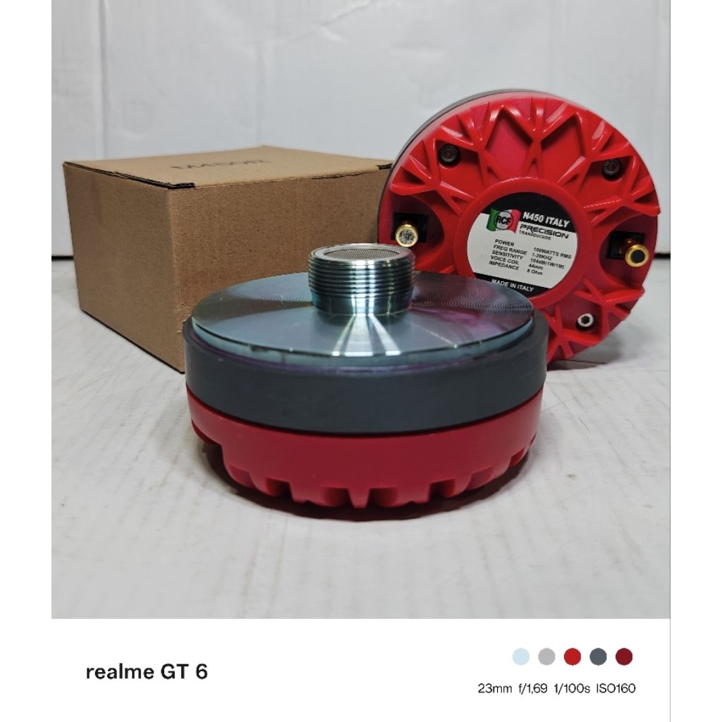 Komponen Speaker / Driver Tweeter / RCF N450 Italy / RCF N 450 Original - RMS 100 Watt