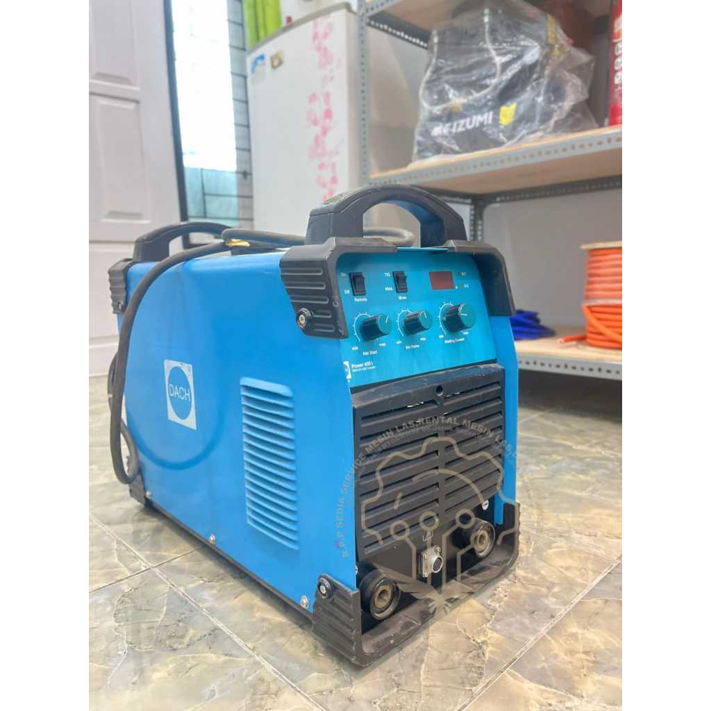 MESIN LAS BEKAS MMA 400A DACH MESIN LAS 400 AMPERE BEKAS SMAW STIK 3 PHASE LAS LISTRIK INVERTER SECO