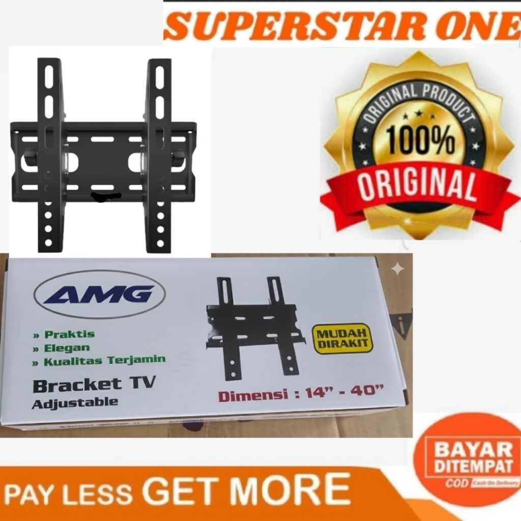 braket led  14-40 inch dudukan led 14inch -40inch