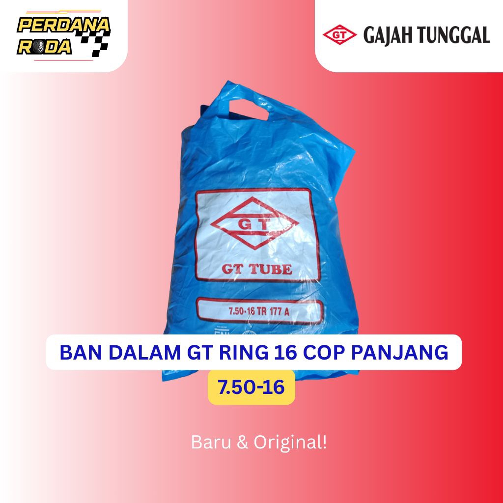 Ban Dalam Mobil Truk Cop Pentil Panjang Gajah Tunggal GT Super Ring 16 250 R16 Cocok Untuk truk atau