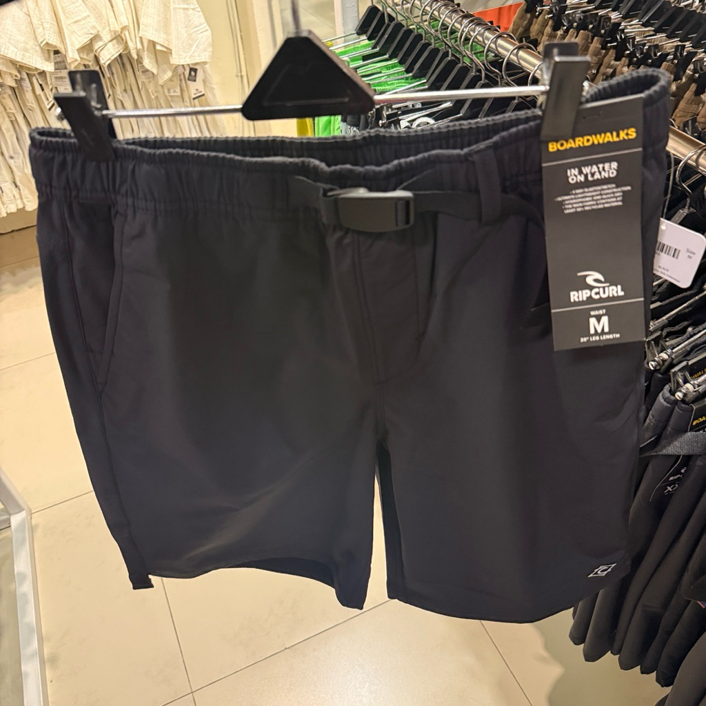 celana pendek pria rip curl original boardwalk buck blak
