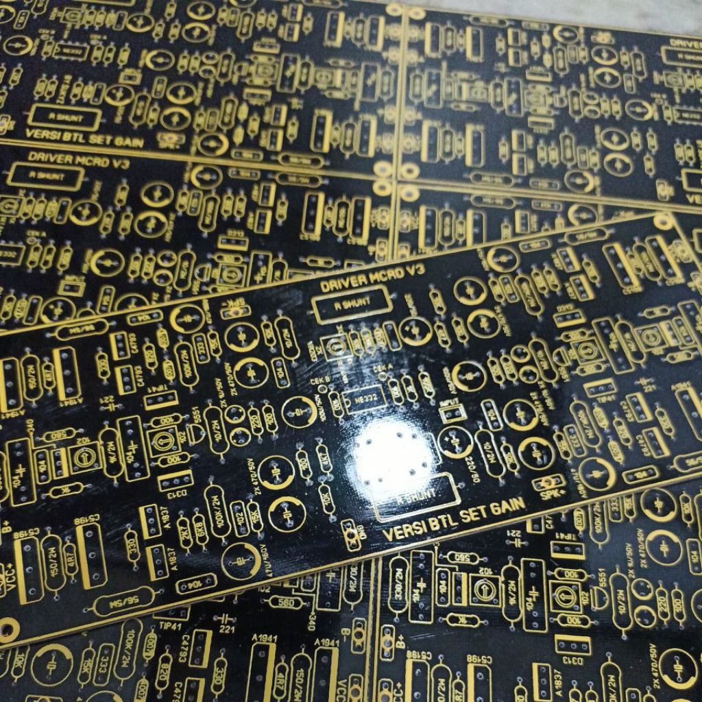 PCB MCRD NEW V3 BTL PLUS SETTING GAIN BAHAN FIBER