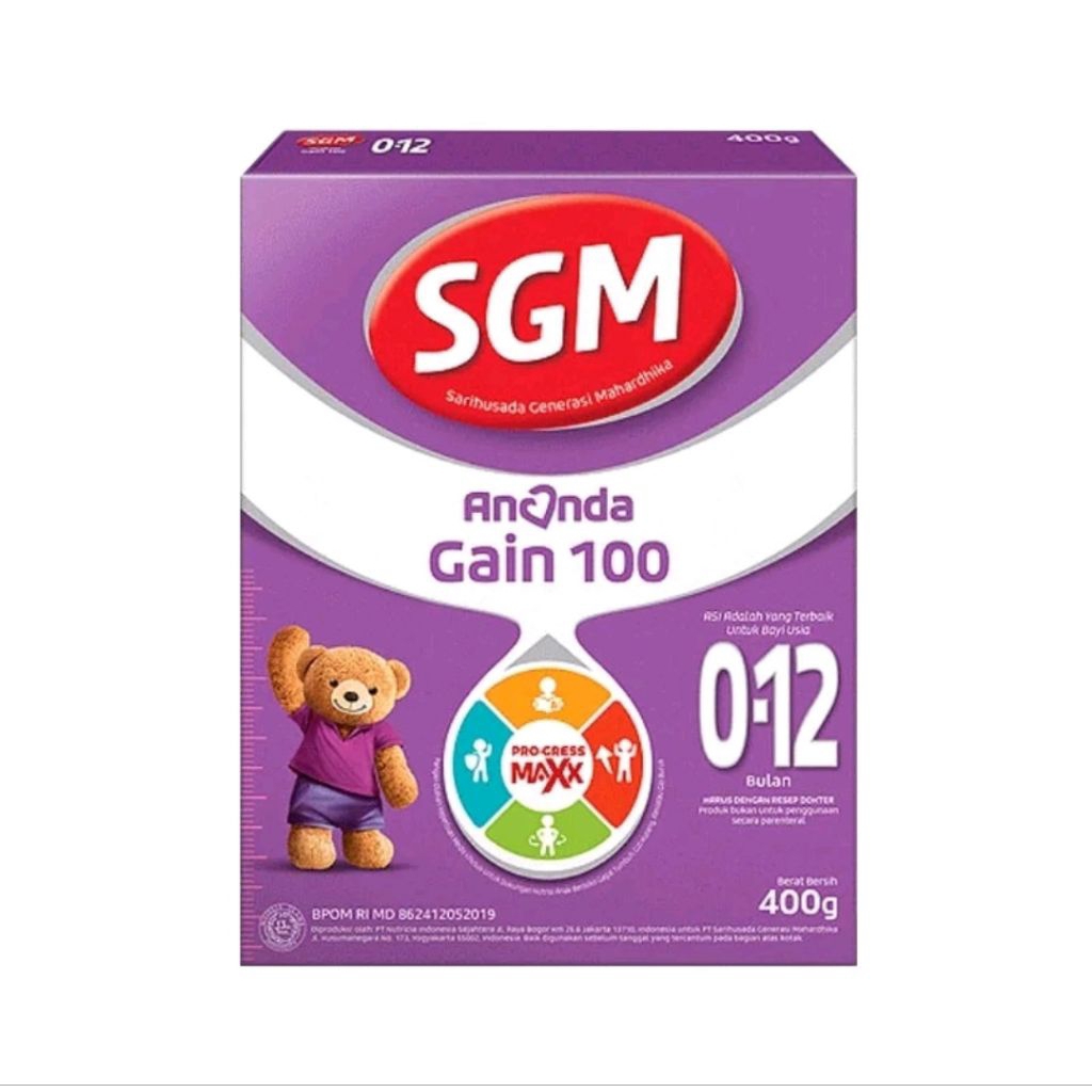 SUSU SGM ANANDA GAIN 100 | 0-12bln | 400g