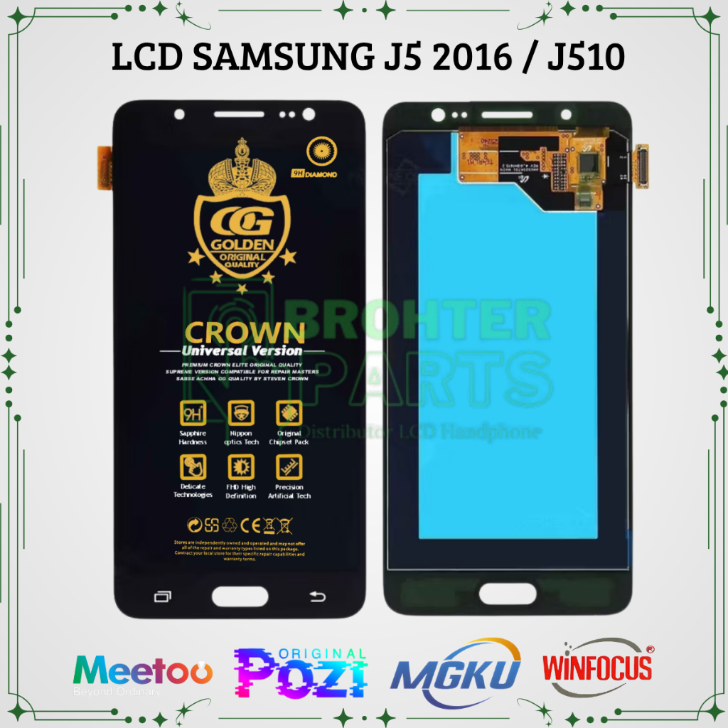 LCD SAMSUNG J5 2016 / (SAMSUNG GALAXY J5 2016) / J510 / TOUCHSCREEN FULLSET COMPLETE ORIGINAL
