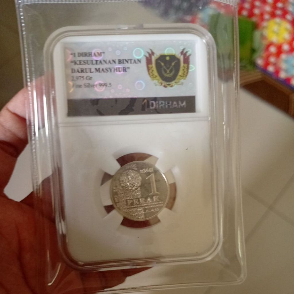 Dirham wakala+sertifikat kesultanan bintan darul masyhur
