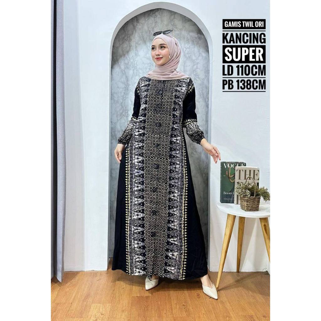 GAMIS TWILL ORI KANCING BUSUI TALI SAMPING KANAN KIRI