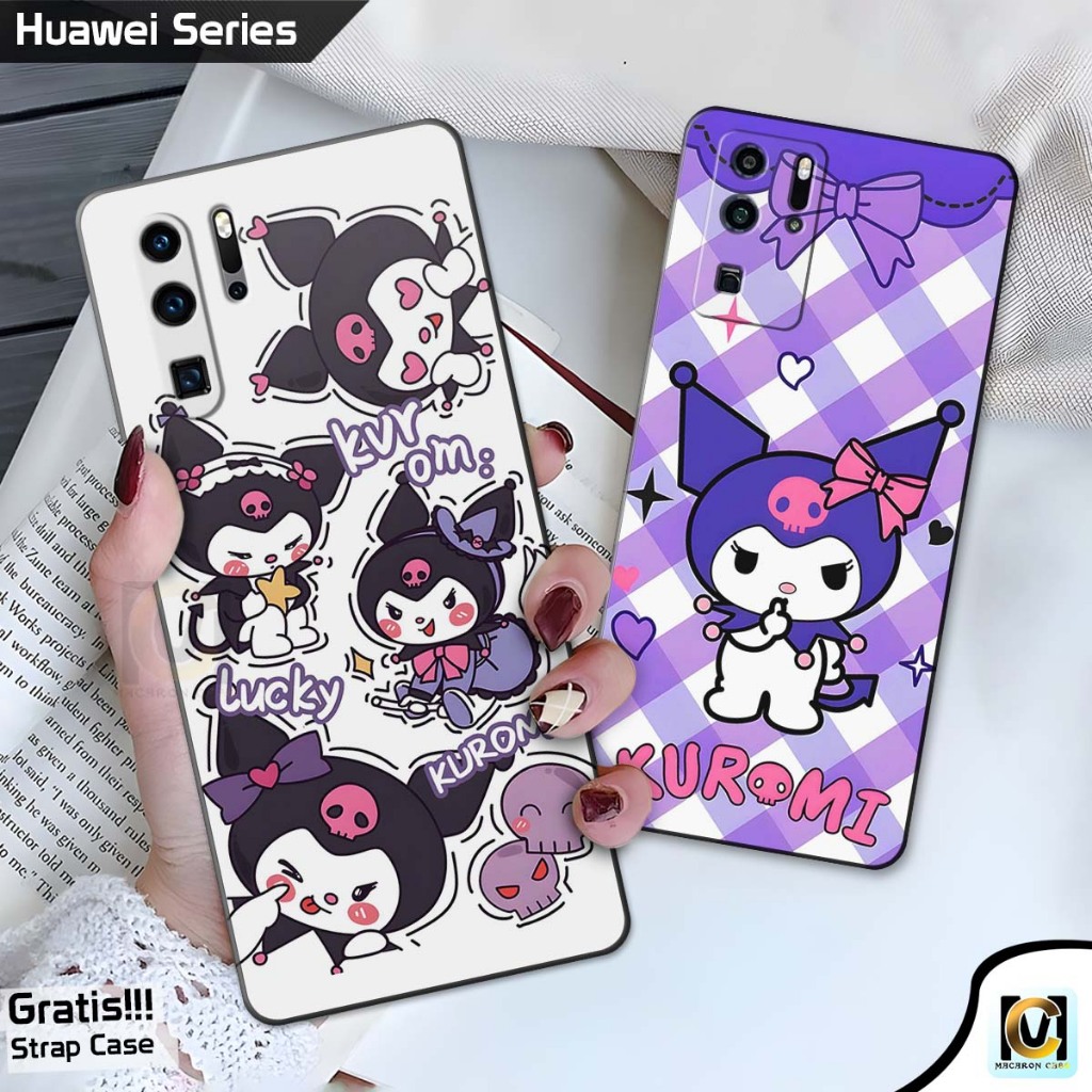 Case Hp Huawei P30 | P30 Pro | P30 Lite | P40 | P40 Pro Terbaru Motif Kuromi - Casing Huawei P30 & P
