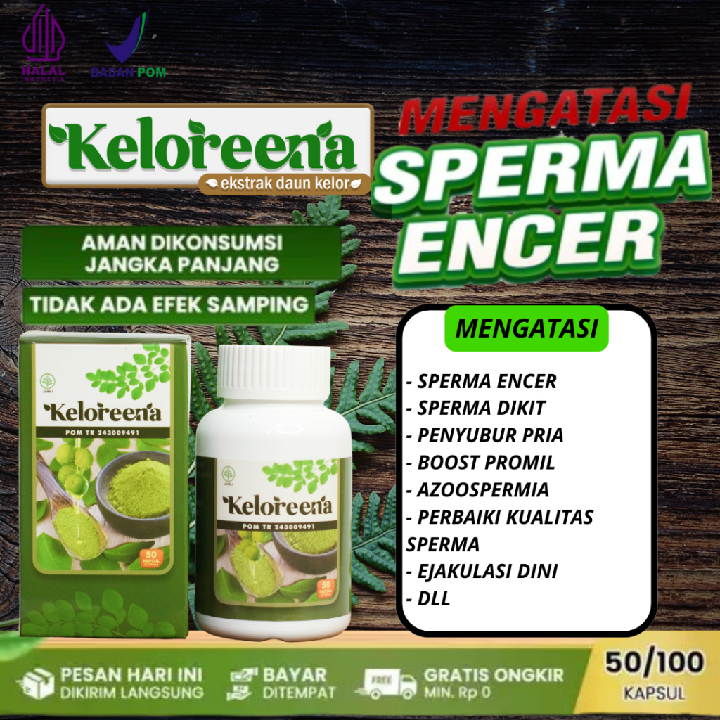 Obat Penyubur Sperma Pria Promil Vitamin Penambah Kesuburan Sperma Kental Azoospermia BPOM HALAL