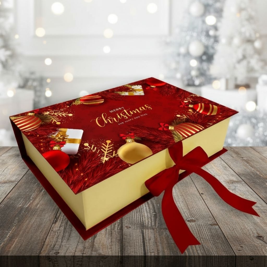 Hardbox Kotak Kado Hampers Natal dan Tahun Baru