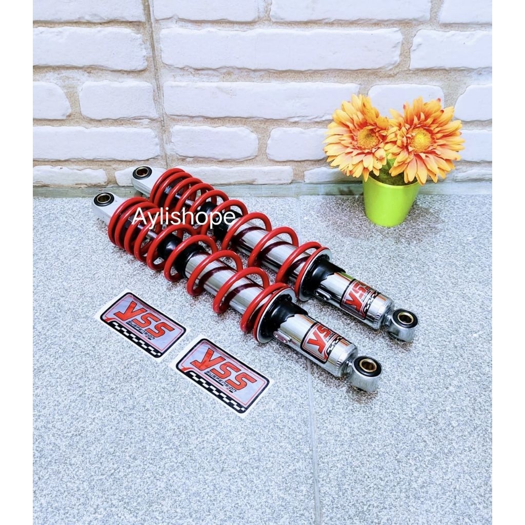 SHOCK BELAKANG NON TABUNG 280-340MM FREE STIKER YSS.340-SUPRA X 125,SUPRA LAMA, KHARISMA, REVO, REVO