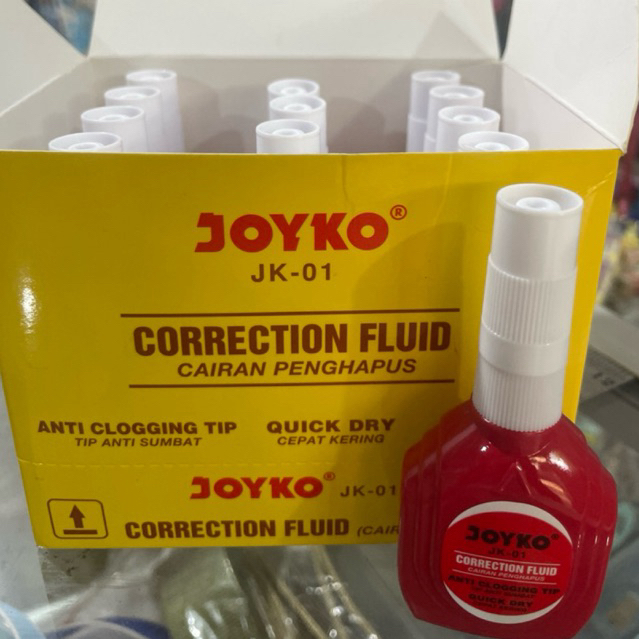 Joyko Tipe ex / Tipe ex Warna Merah / Tipe ex Cair