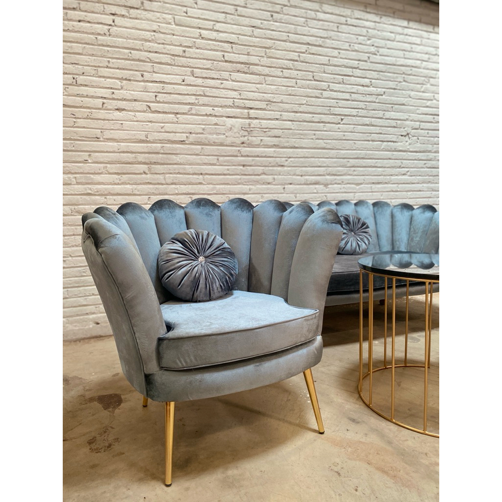 Sofa Kerang / Sofa Minimalis / Sofa Tamu Minimalis / Kursi Sofa Kerang