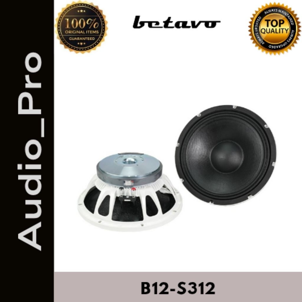 Speaker Komponen Betavo B12-S312 Coil 3inch | Betavo B12S312 Coil 3" Komponen Speaker