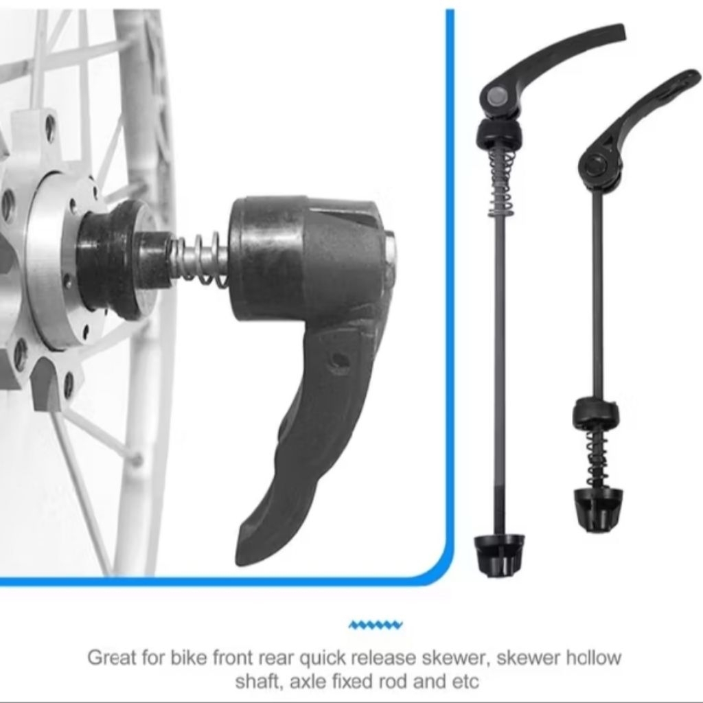 As Quick Release QR Perpasang Depan & Belakang Hub Free Hub As Tekuk Sepeda MTB Seli Rood Bike Bahan