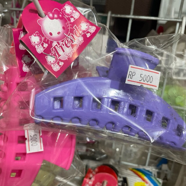 Jepit Rambut Plastik Besar / Jepitan Rambut