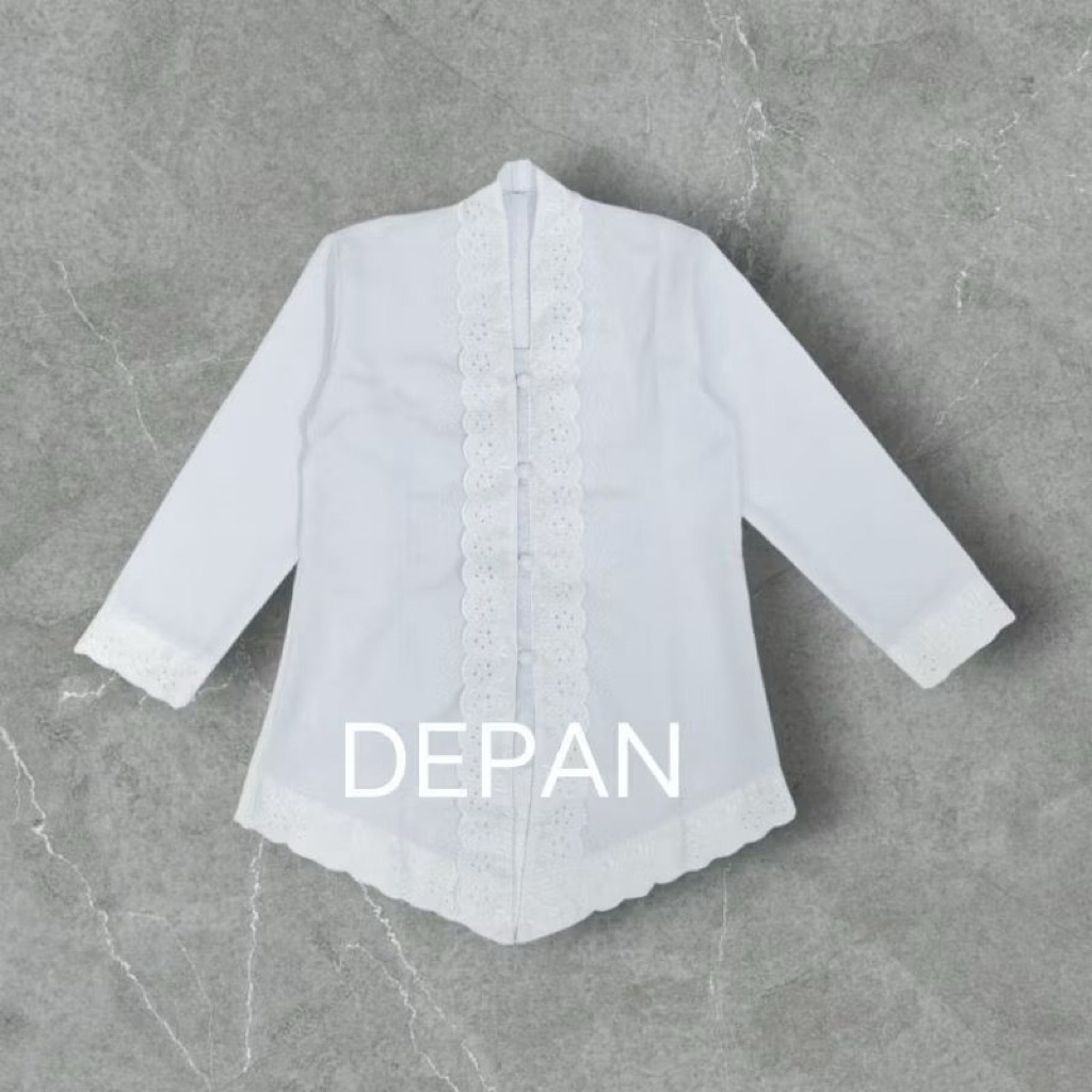 Kebaya Putih Anak TK/SD