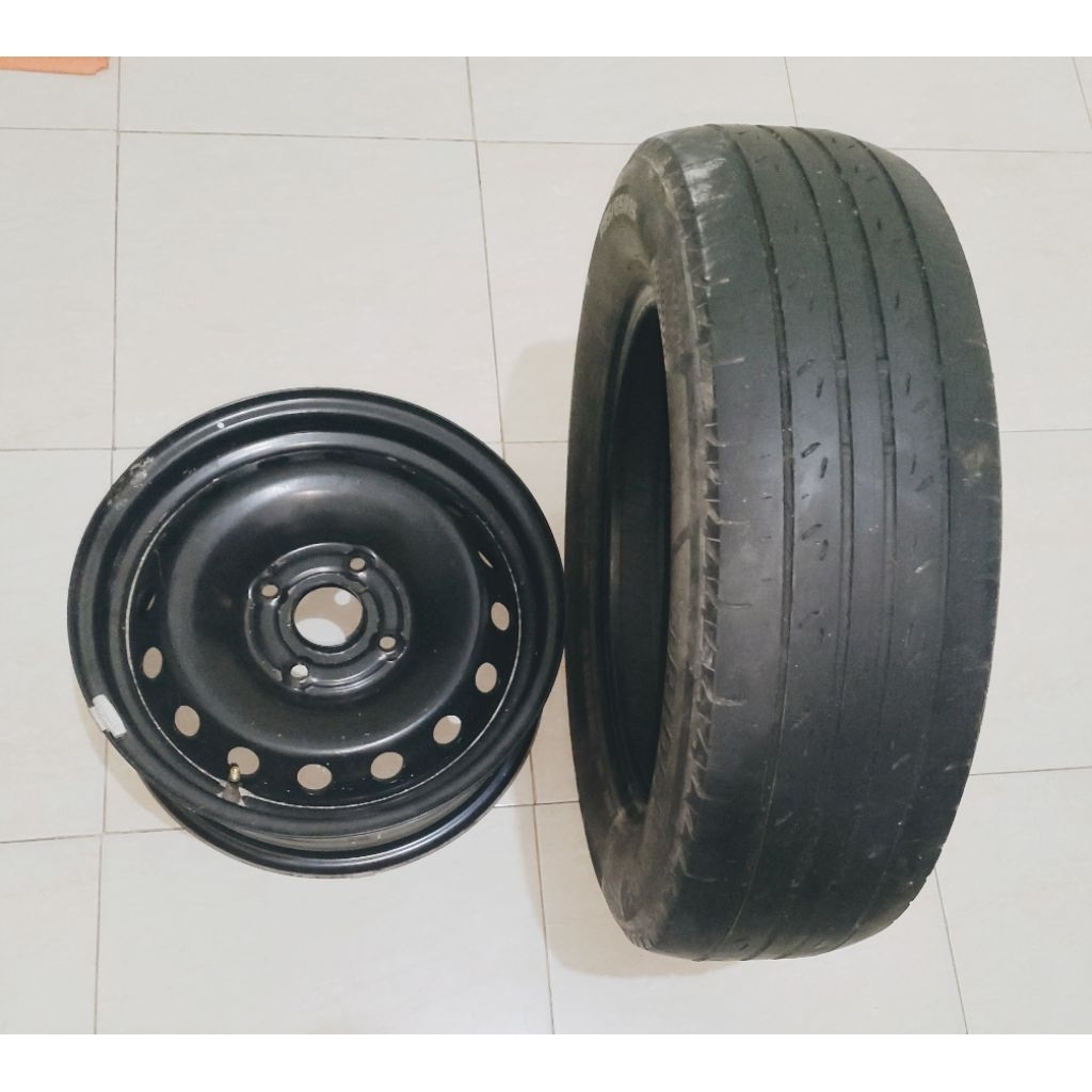 Velg kaleng R15 pcd 4 x 114 (1velg+ban)