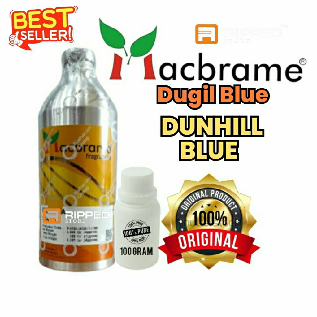 100ml Bibit Parfum Murni Dugil Blue Dunhil Blue Original Macbrame