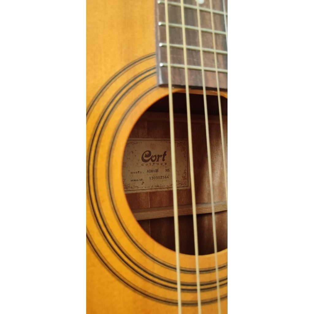 Gitar Cort AD810E NS Original Akustik Elektrik Preloved