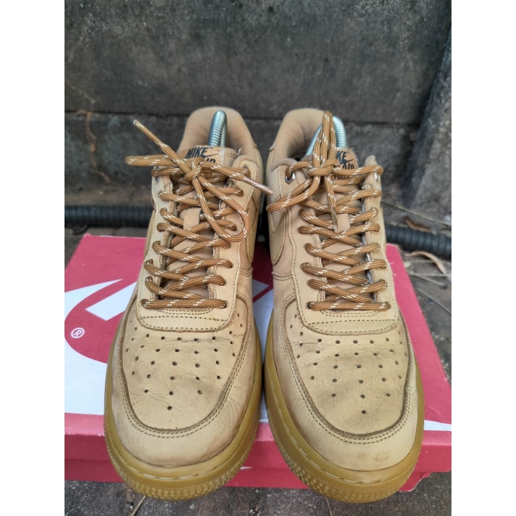 sepatu nike af1 low coklat original