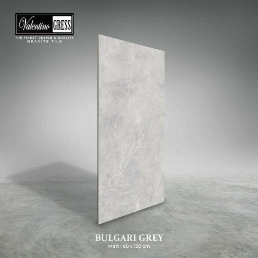 Granit Lantai 60x120 Valentino gress BULGARI GREY | Glossy
