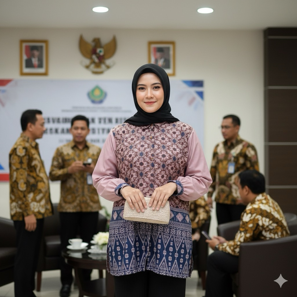 Tunik Jumputan Palembang