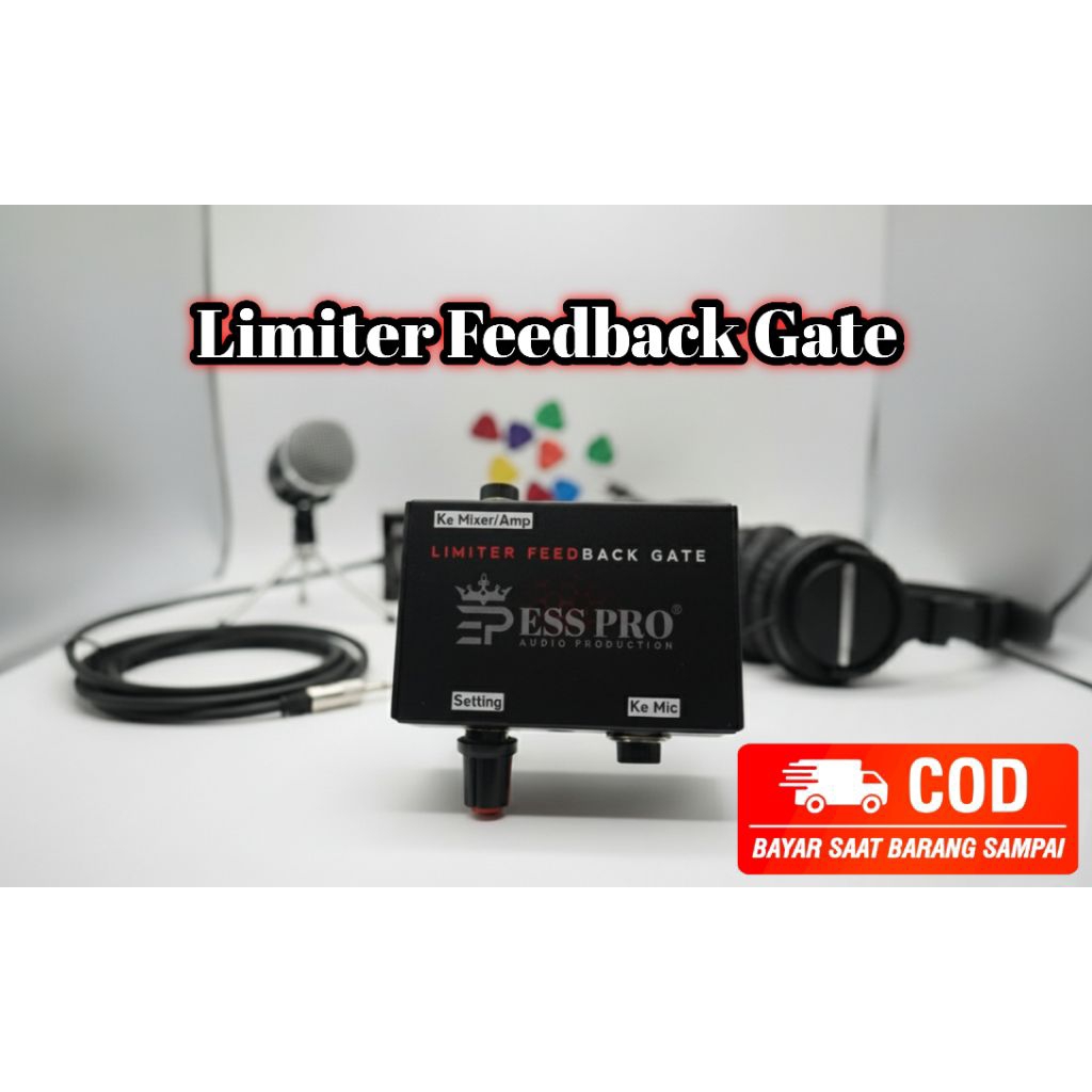 Limiter Feedback Gate Alat Pengatur Feedback Untuk Microphone Kabel Dan Wireless ESS PRO AUDIO