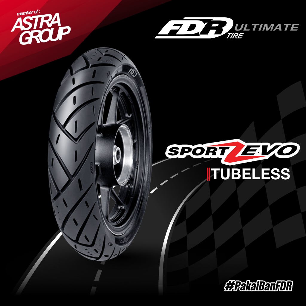 FDR TL SPORT ZEVO Ring 12 Ban Motor Tubeless