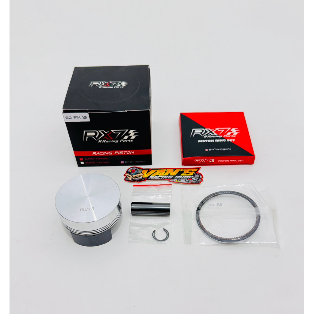 PISTON 60MM PEN 13 RX7 SUPER FORGED DOME MENTAH PESTON SEHER  60 MM  PEN 13 PIN 13 FORGING FORGET