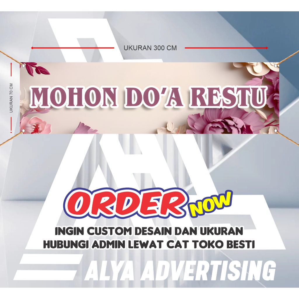 SELAMAT DATANG BANNER MOHON DOA RESTU