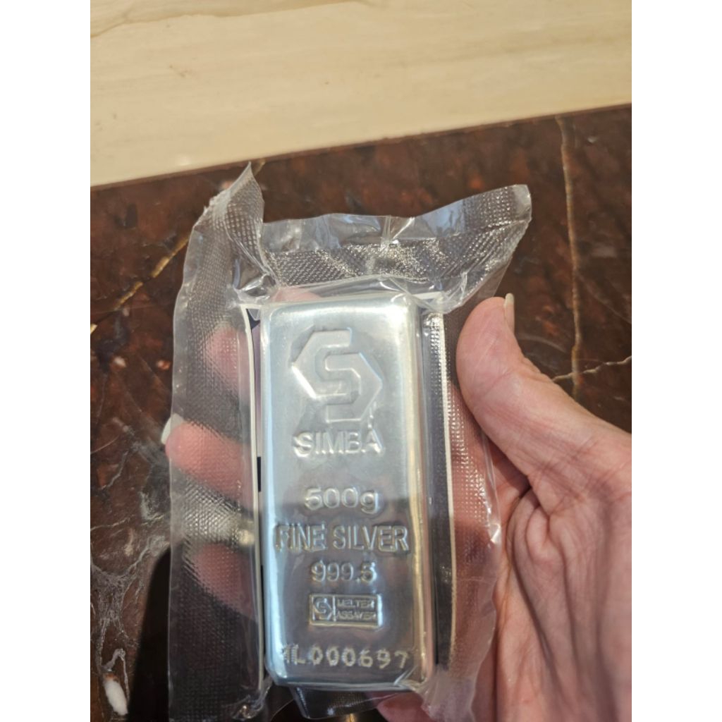 PERAK BATANGAN FINE SILVER SIMBA 500gr
