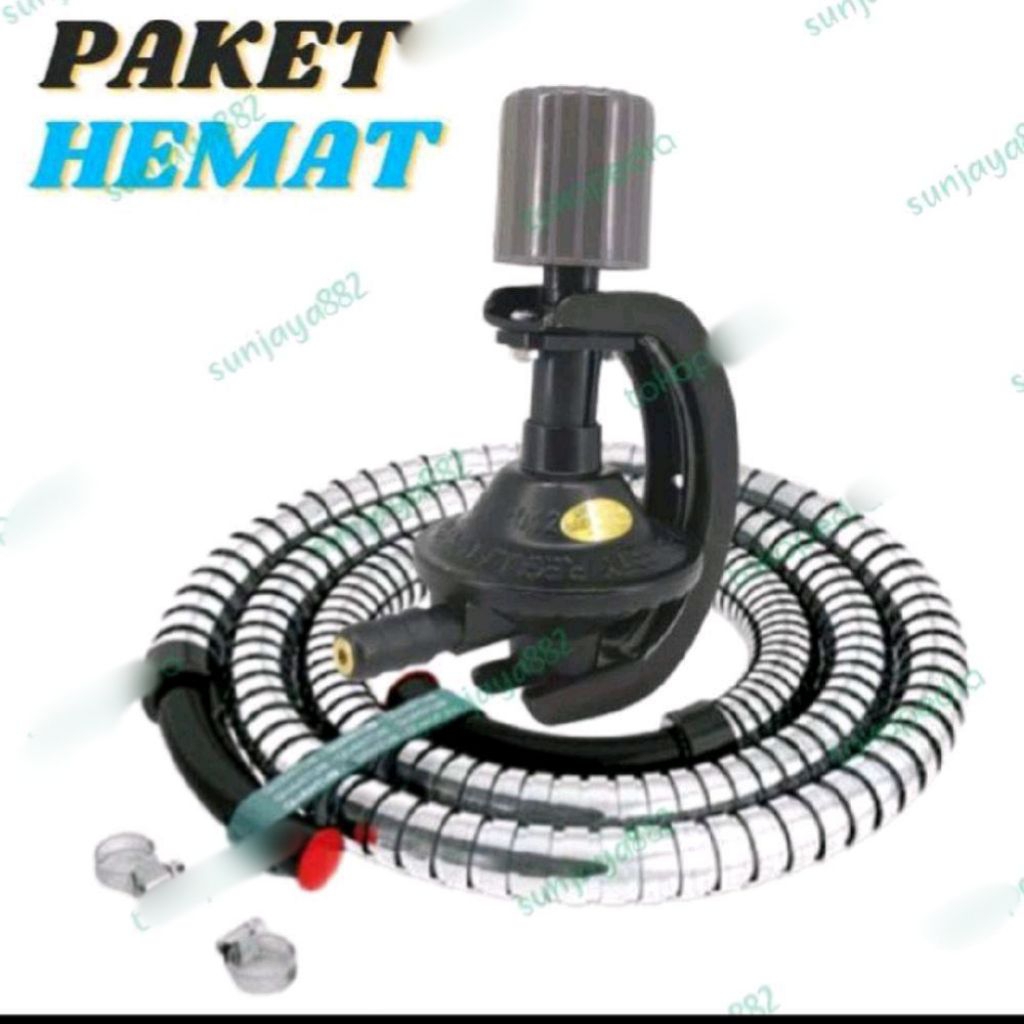 SELANG GAS REGULATOR PAKET HEMAT ANTI BOCOR