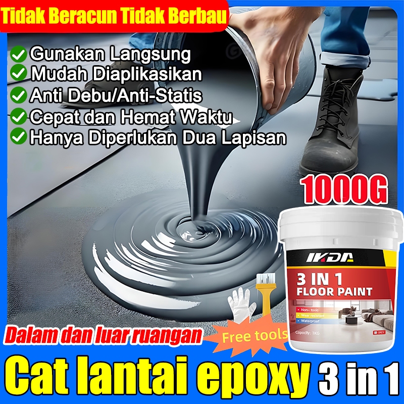 100 tahun ketahanan Cat Lantai Epoxy Cat Lantai Semen Epoxy Floor Coating Cat Lantai Epoxy Pasir Cat