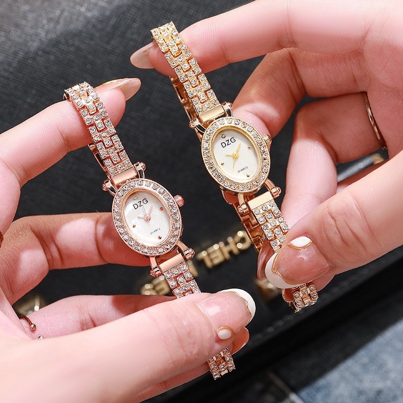 jam tangan wanita analog anti air arloji tali kuarsa anti karat branded vintage gift mewah J14