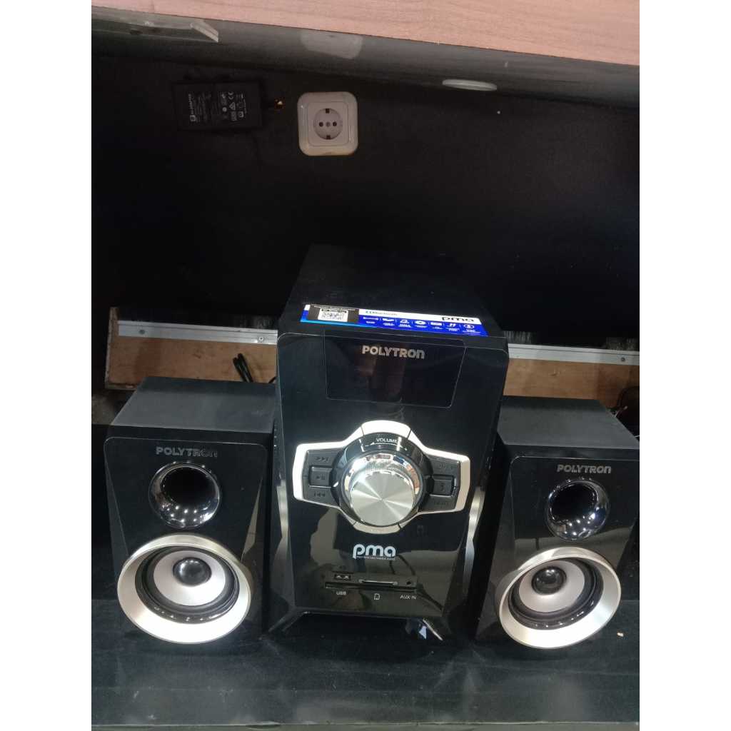 SPEAKER AKTIF POLYTRON PMA 9321 PMA9321 RADIO FM + BLUETOOTH