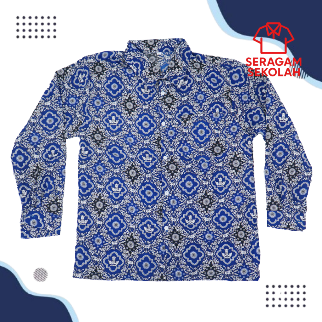 Seragam Sekolah Batik SMP/MTs Tunas Harapan Unisex Nyaman
