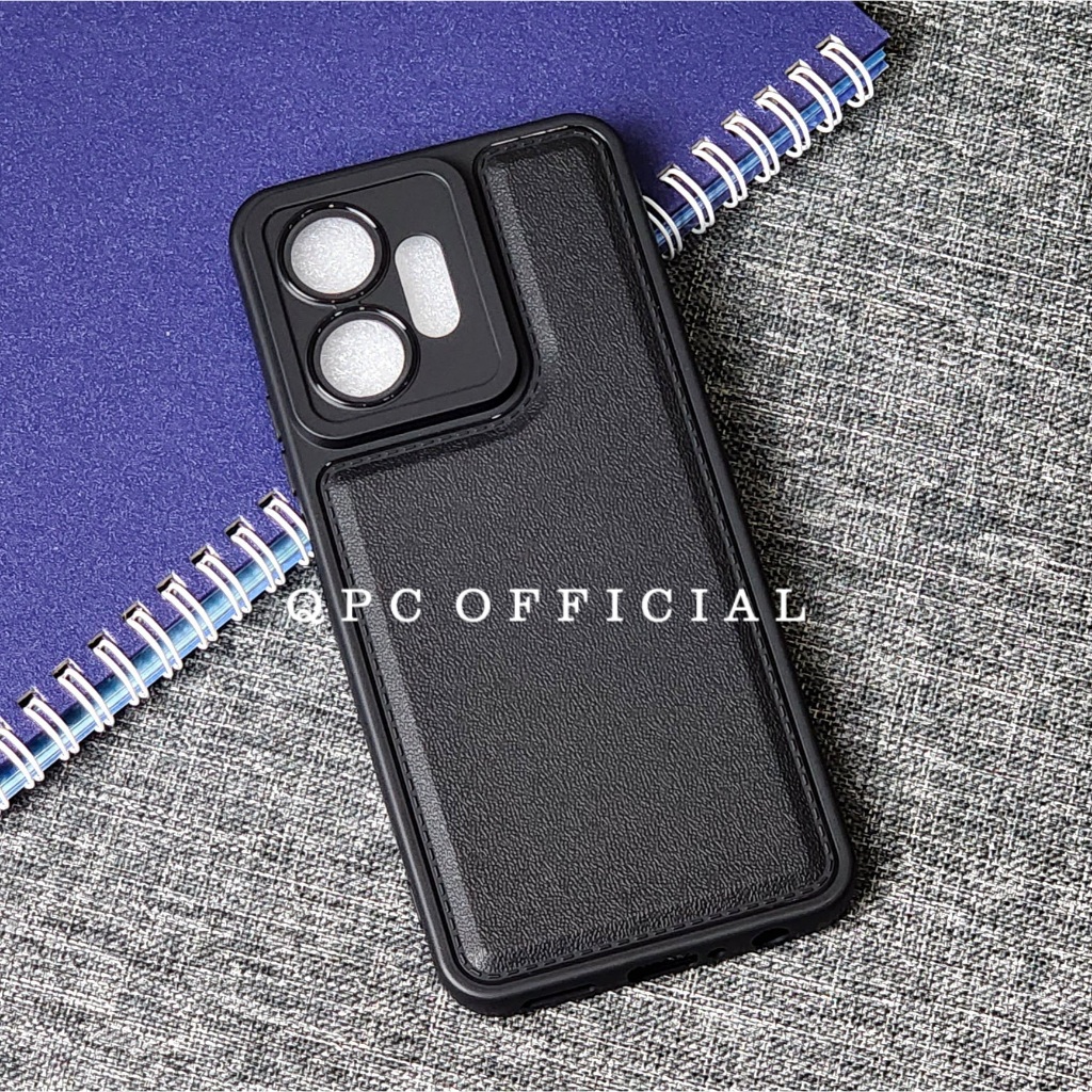 Infinix Zero 20 Case Leather Pro Kamera Black Infinix Zero 20