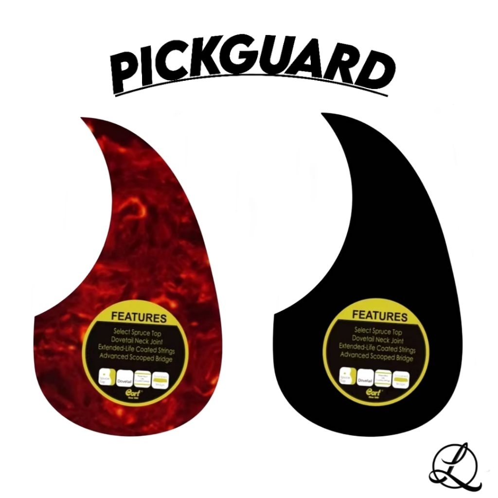 Stiker Pickguard/ Beskemer - Stiker Pelindung Gitar Cort