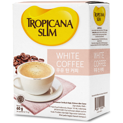 TROPICANA SLIM WHITE COFFEE 60 GRAM