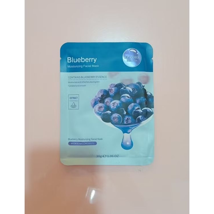 Eldore Blueberry Moisturizing Facial Mask