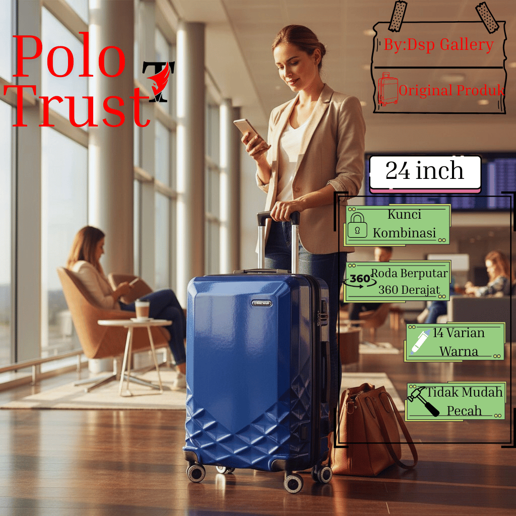 PROMO KOPER 24-20INCH POLO TRUST 037 BISA COD,KOPER BAHAN PC