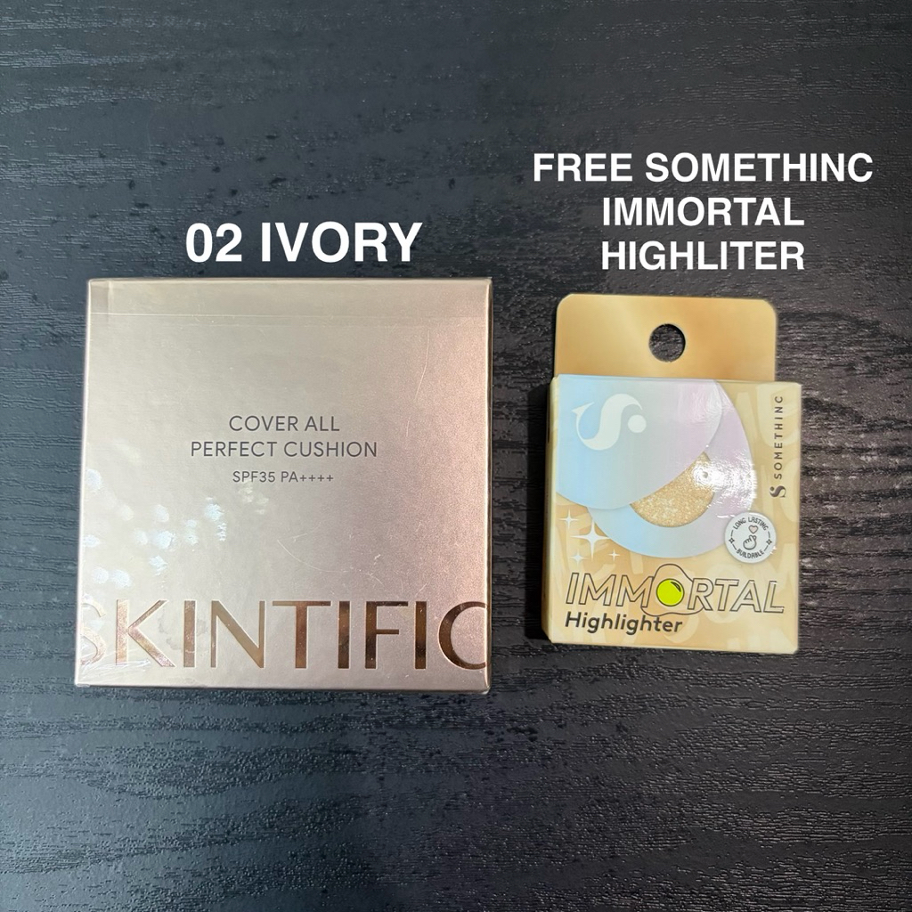Skintific Cover All Perfect Cushion 02 IVORY [ORI, NEW,SEGEL]