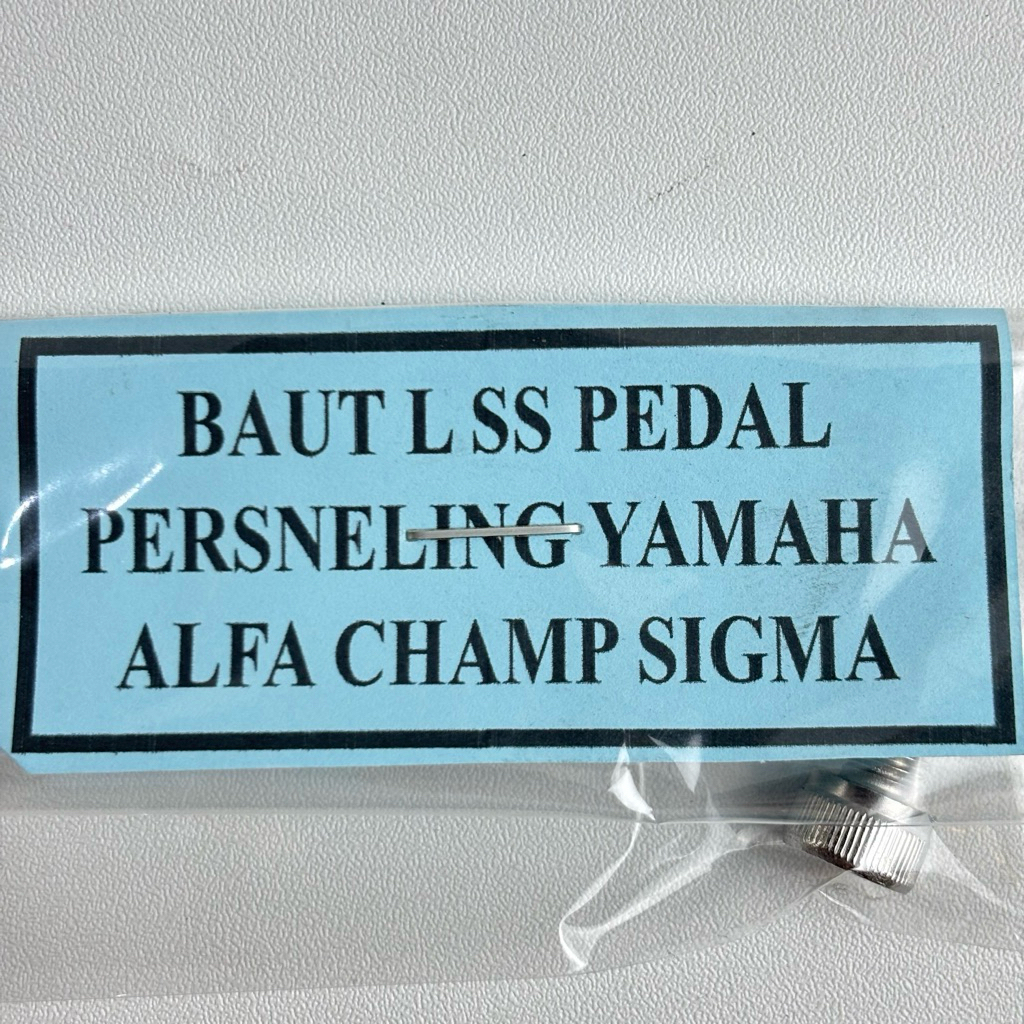 Baut L stainless pedal persneling Yamaha ALFA CHAMP SIGMA