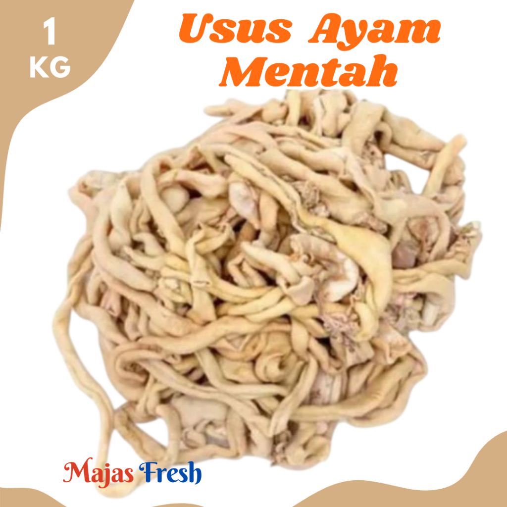 USUS AYAM Bersih Segar - Jeroan Usus Ayam Mentah Fresh | 1.000gr [ Harga Per KG ]