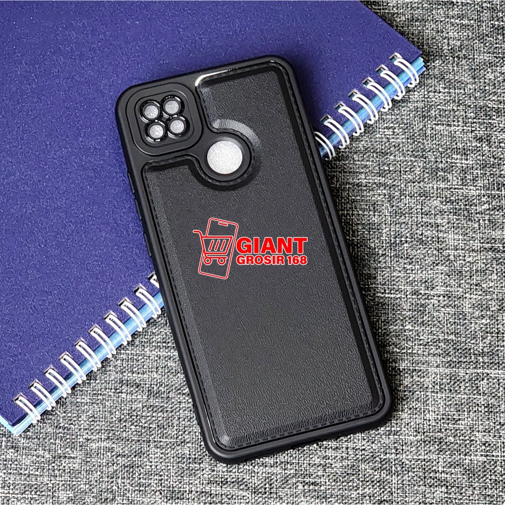 CASE REDMI 8A REDMI 9 REDMI 9A REDMI 9C REDMI 10A REDMI 10 REDMI 10C CASE LEATHER PRO CAMERA BLACK S