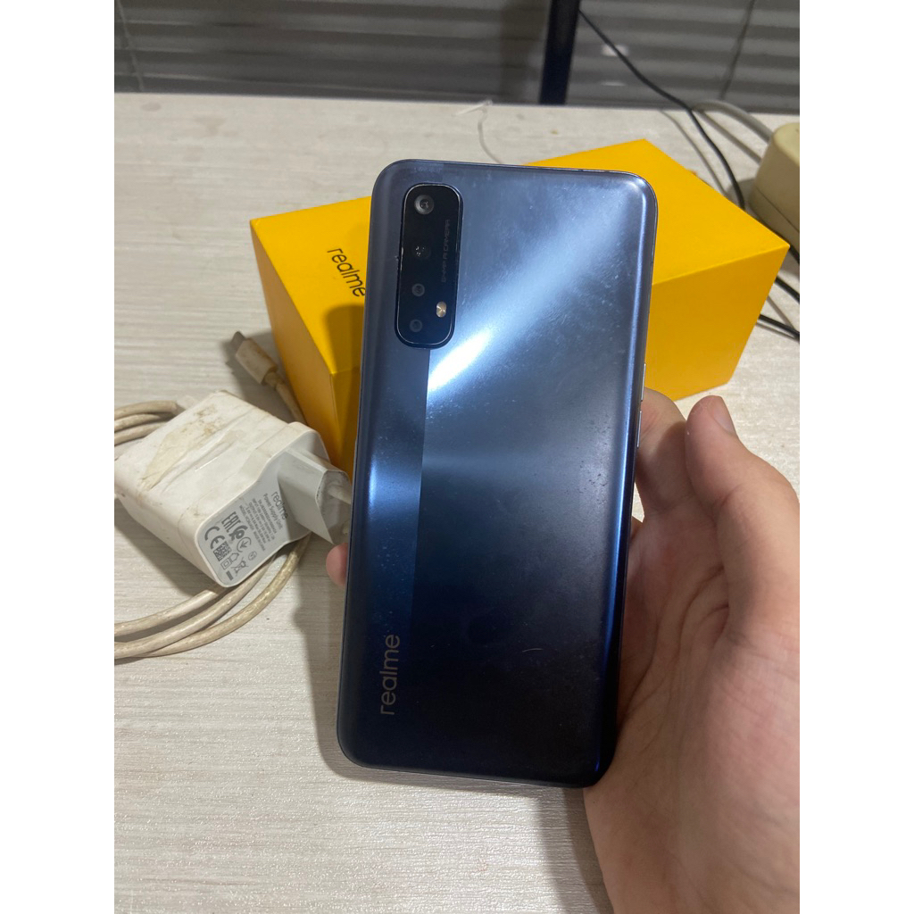 realme 7 8/128gb warna biru second fullset