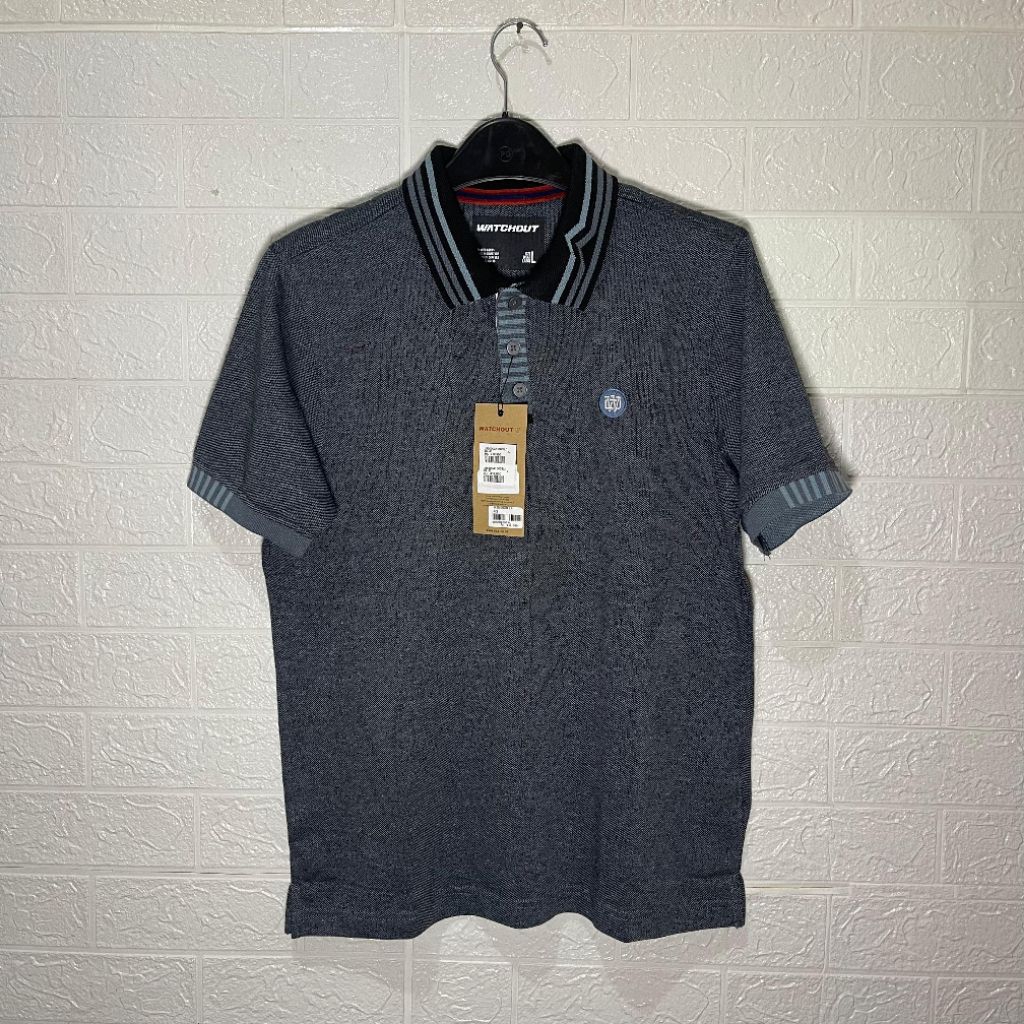 kaos kerah wangky watchout original JK500410026