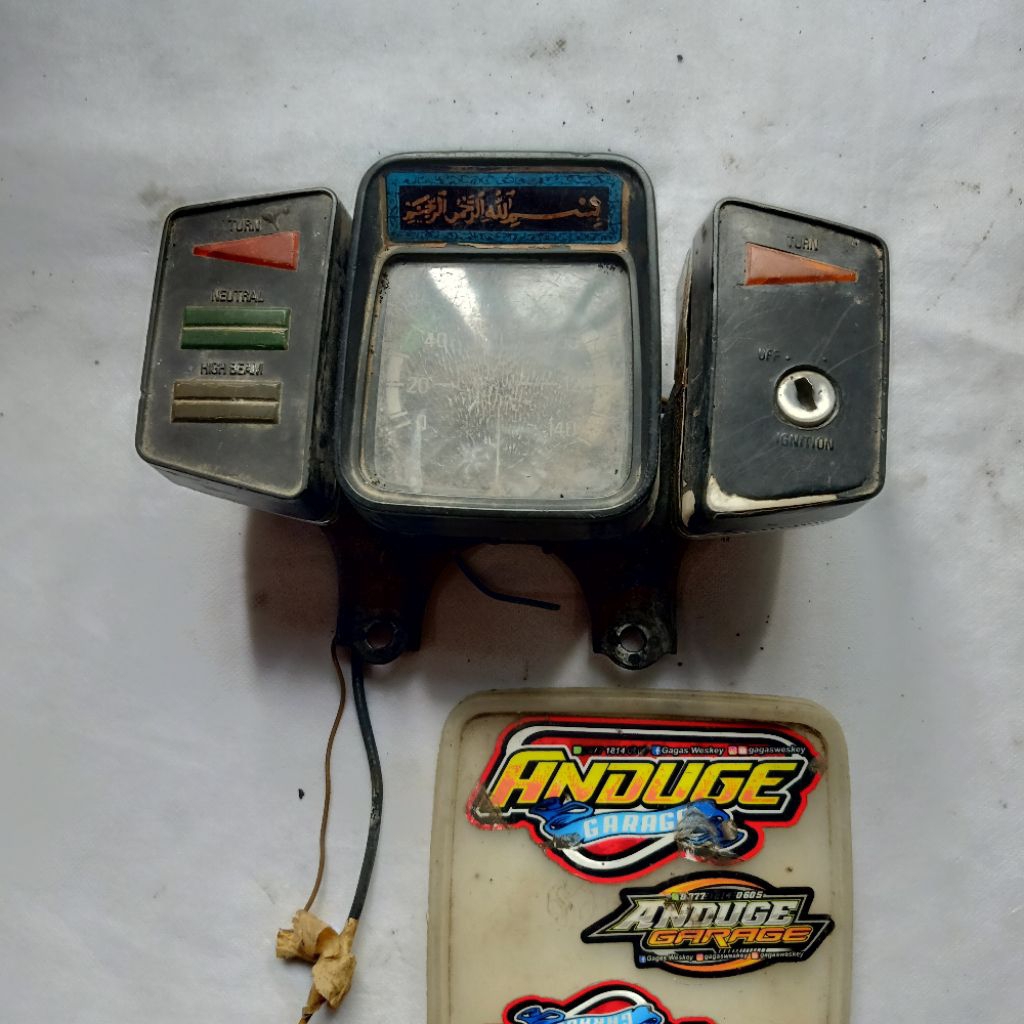 spido spedo spidometer spedometer speedometer odometer gauge motor Yamaha l2sn l2super l2 super Oryg